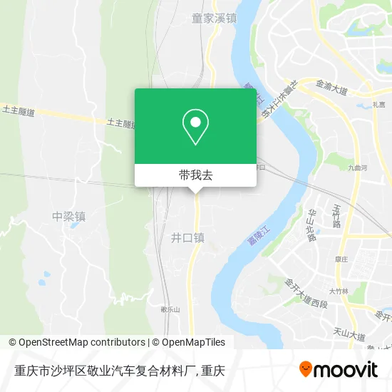 重庆市沙坪区敬业汽车复合材料厂地图
