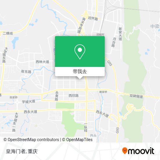 皇海门者地图