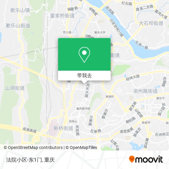 法院小区-东1门地图