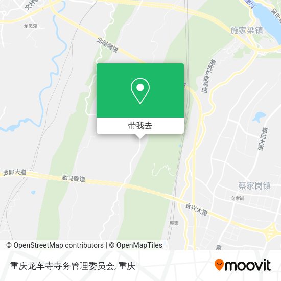 重庆龙车寺寺务管理委员会地图