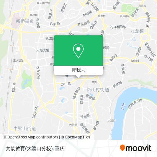梵韵教育(大渡口分校)地图