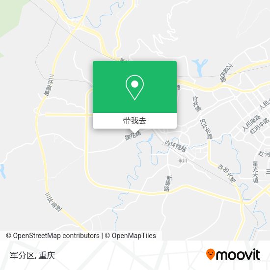军分区地图