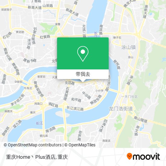 重庆Home丶Plus酒店地图