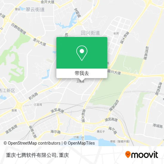 重庆七腾软件有限公司地图