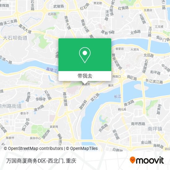 万国商厦商务D区-西北门地图
