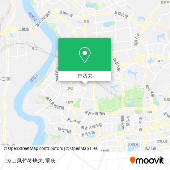 凉山风竹签烧烤地图