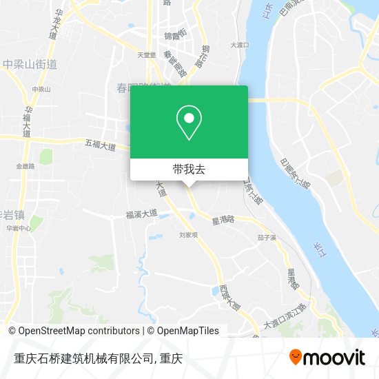 重庆石桥建筑机械有限公司地图