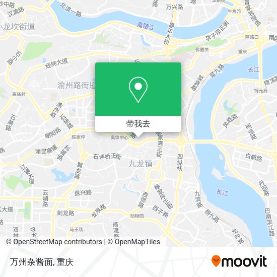 万州杂酱面地图
