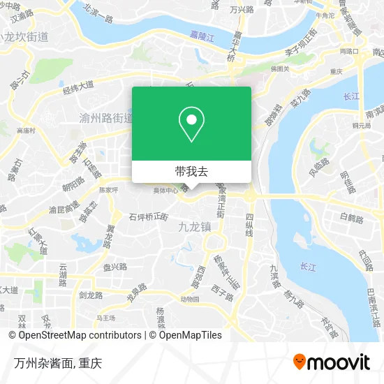 万州杂酱面地图