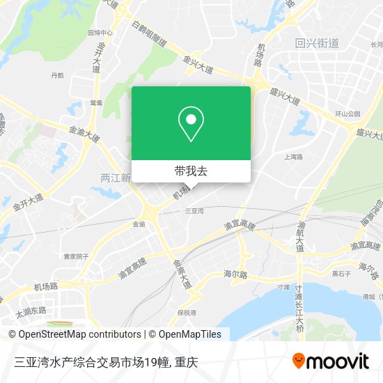 三亚湾水产综合交易市场19幢地图