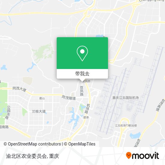 渝北区农业委员会地图