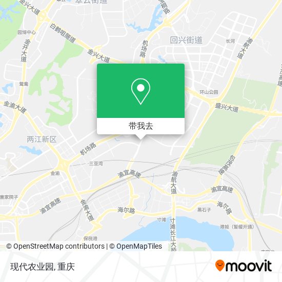 现代农业园地图