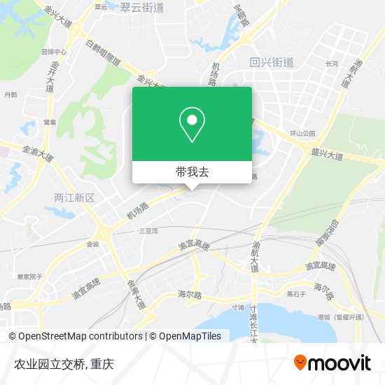农业园立交桥地图
