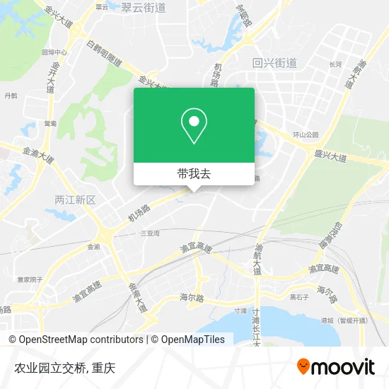 农业园立交桥地图