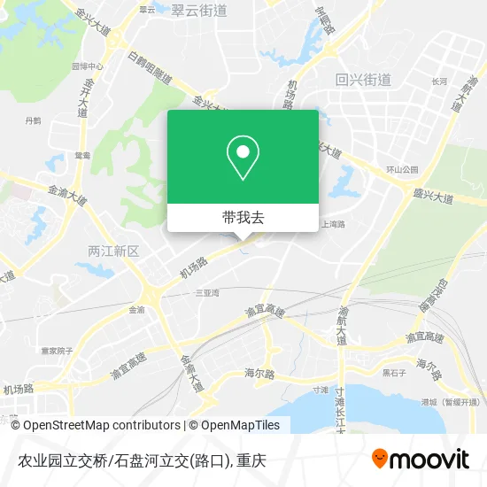 农业园立交桥/石盘河立交(路口)地图