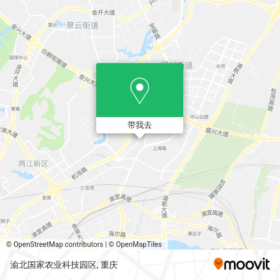渝北国家农业科技园区地图