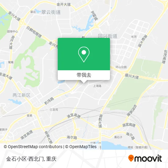 金石小区-西北门地图