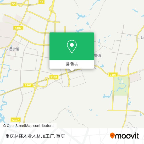 重庆林择木业木材加工厂地图