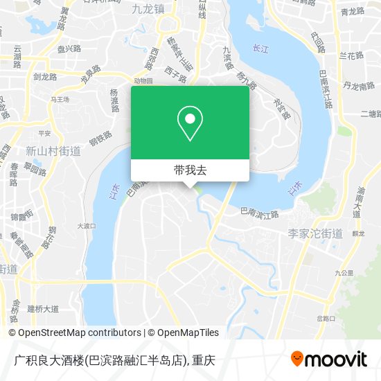 广积良大酒楼(巴滨路融汇半岛店)地图