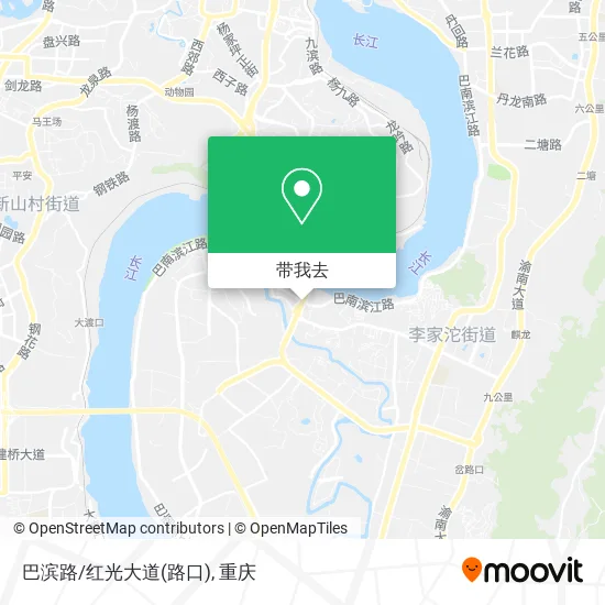 巴滨路/红光大道(路口)地图