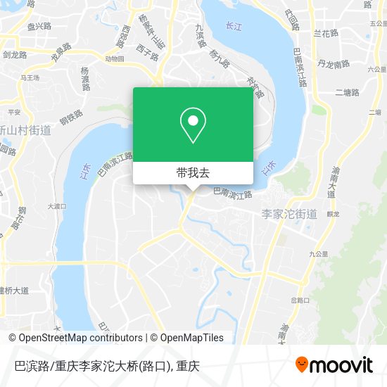 巴滨路/重庆李家沱大桥(路口)地图