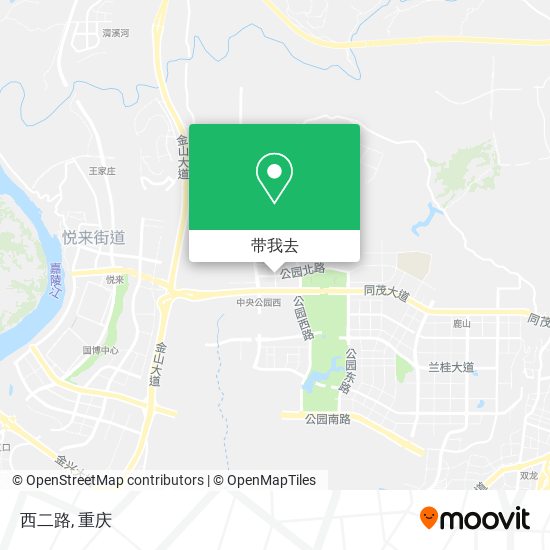 西二路地图