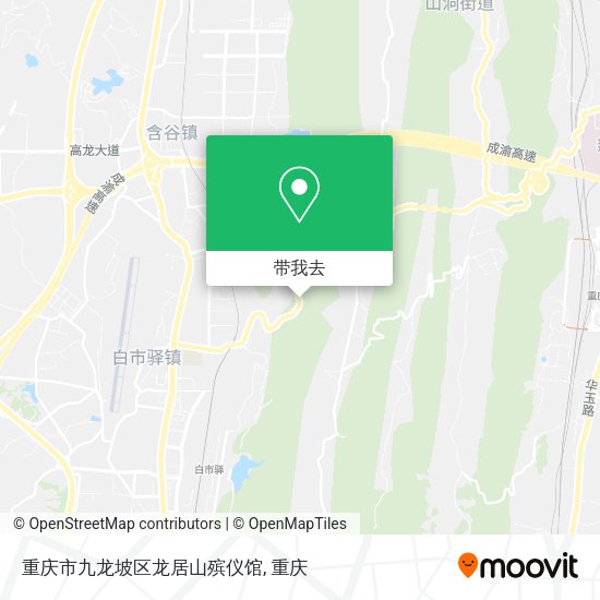 重庆市九龙坡区龙居山殡仪馆地图