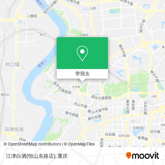 江津白酒(恒山东路店)地图