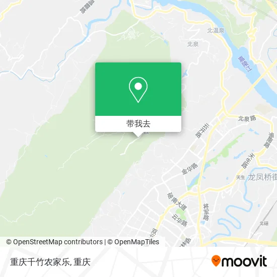 重庆千竹农家乐地图