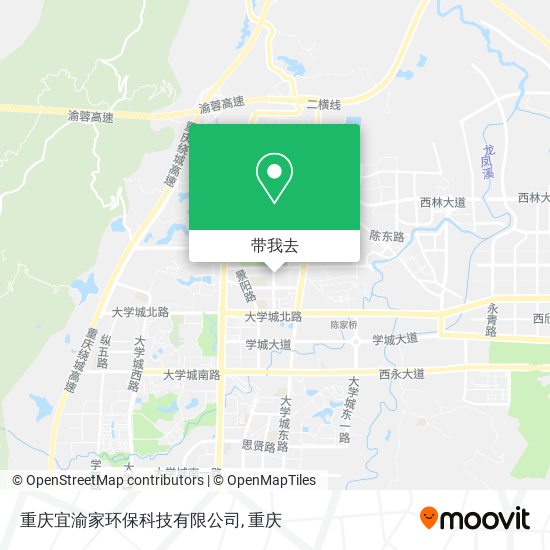 重庆宜渝家环保科技有限公司地图