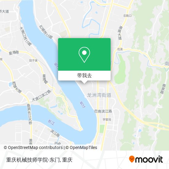 重庆机械技师学院-东门地图
