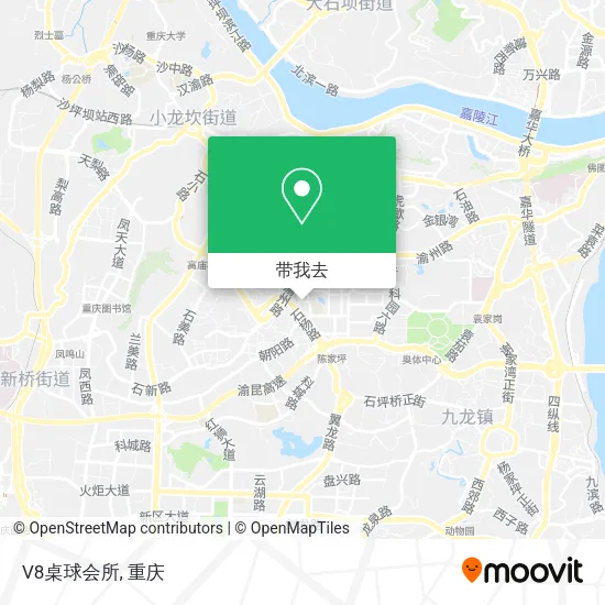 V8桌球会所地图