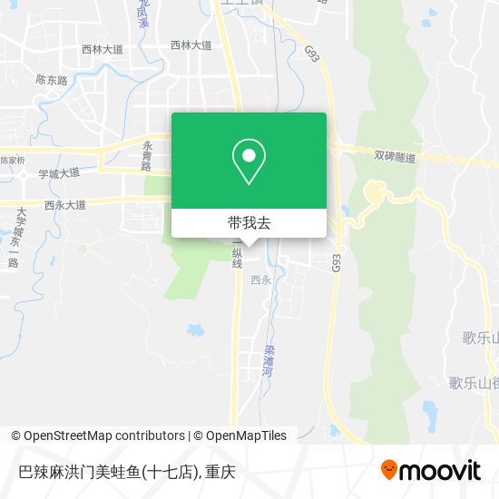 巴辣麻洪门美蛙鱼(十七店)地图