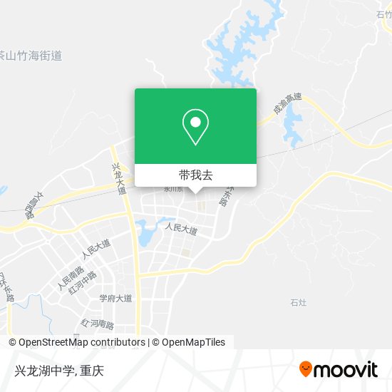 兴龙湖中学地图