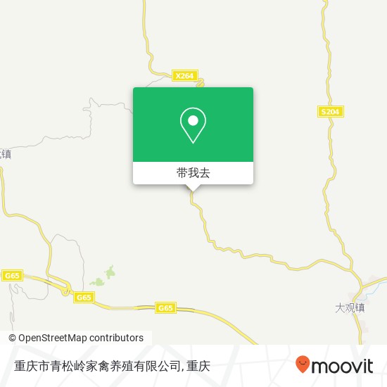 重庆市青松岭家禽养殖有限公司地图