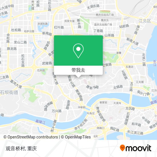 观音桥村地图
