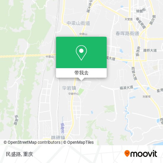 民盛路地图