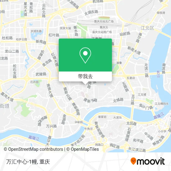 万汇中心-1幢地图