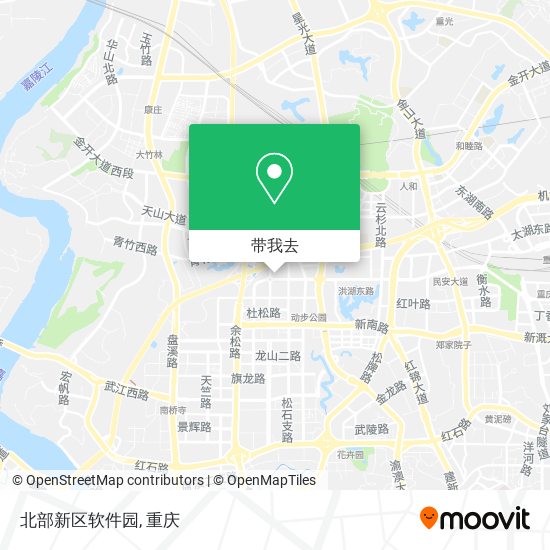 北部新区软件园地图