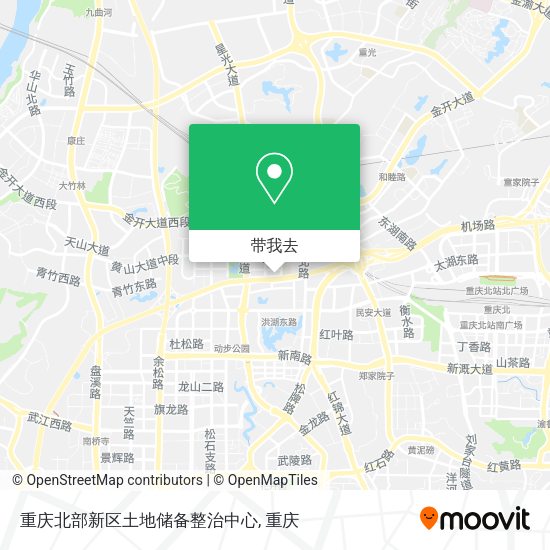 重庆北部新区土地储备整治中心地图