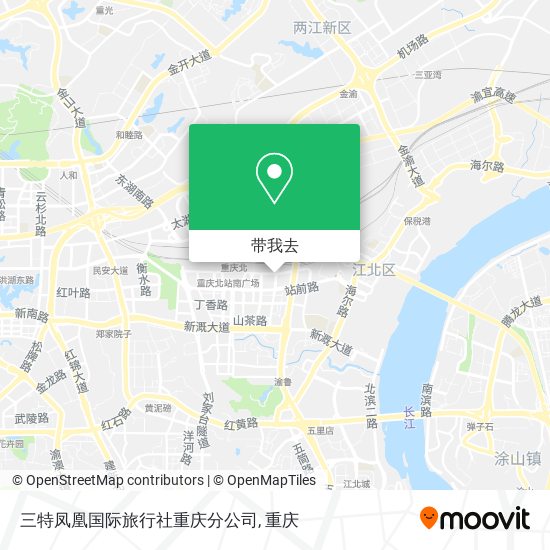 三特凤凰国际旅行社重庆分公司地图