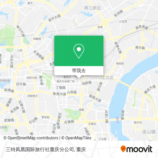 三特凤凰国际旅行社重庆分公司地图