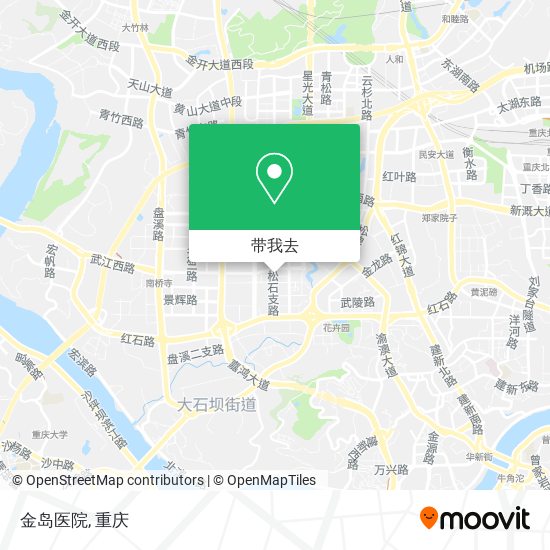 金岛医院地图