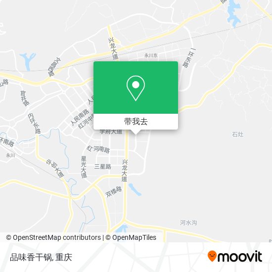品味香干锅地图