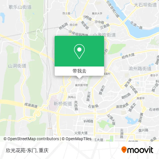 欣光花苑-东门地图