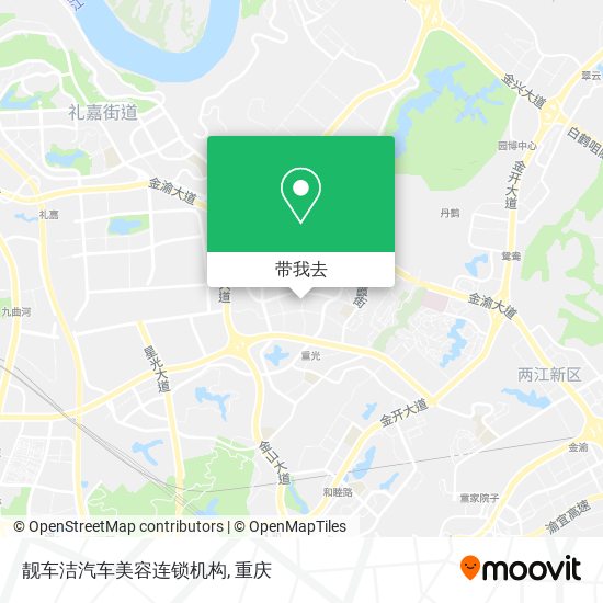 靓车洁汽车美容连锁机构地图