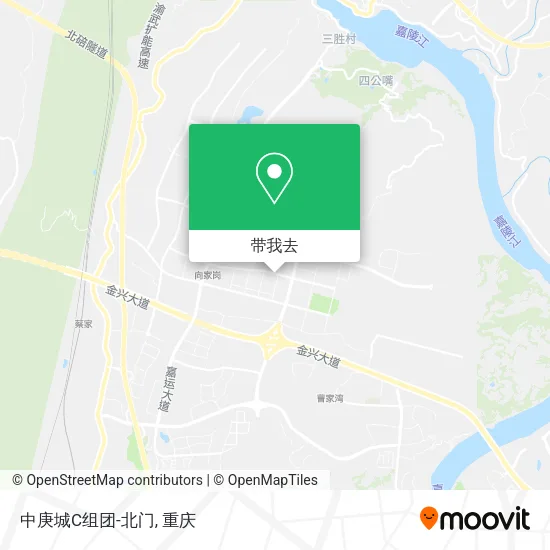 中庚城C组团-北门地图