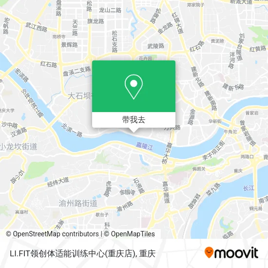 LI.FIT领创体适能训练中心(重庆店)地图