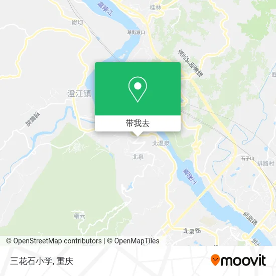 三花石小学地图