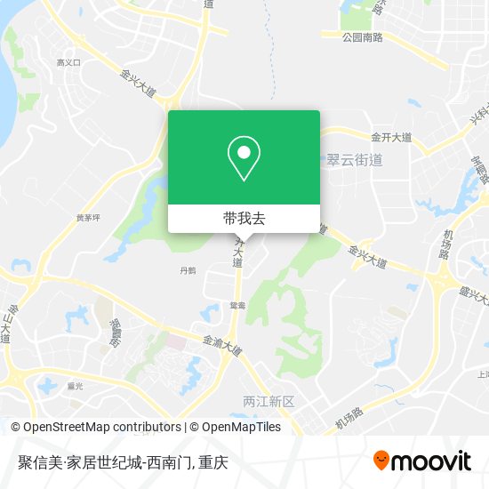 聚信美·家居世纪城-西南门地图